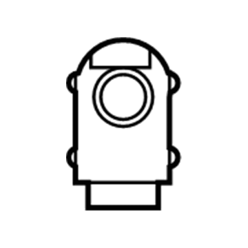 68004148AC Mopar Horn Switch Illustration 1 of 1