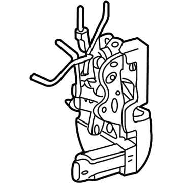 5109863AB Mopar Front Door Latch Illustration 1 of 1