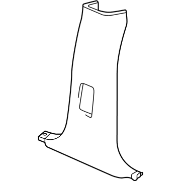 LK53TL2AE Mopar Cover B Pillar Trim Panel Illustration 1 of 1