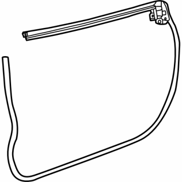 Dodge Charger Daytona Door Seal - 68591771AA