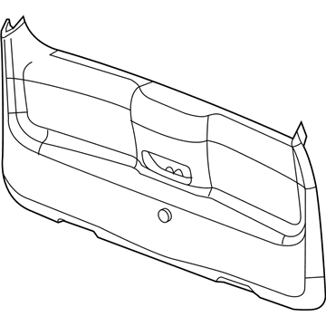1DH27BD1AC Mopar Liftgate Lower Panel Illustration 1 of 1
