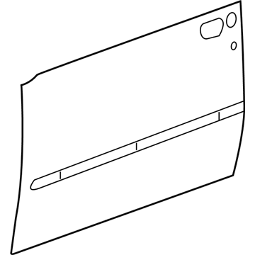 55396995AA Mopar Front Door Outer Door Illustration 1 of 1