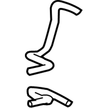 Mopar 68012683AA Heater Hose 68012683AA Mopar Heater Hose Illustration 1 of 1