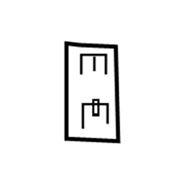 68010517AA Mopar Instrument Panel Switch Illustration 1 of 1