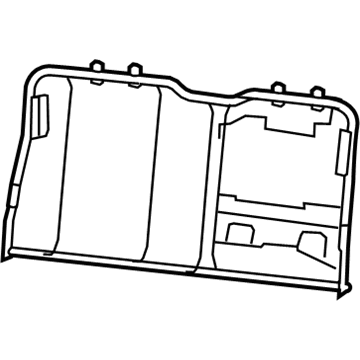 68050769AA Mopar Rear Seat Back Frame Illustration 1 of 1