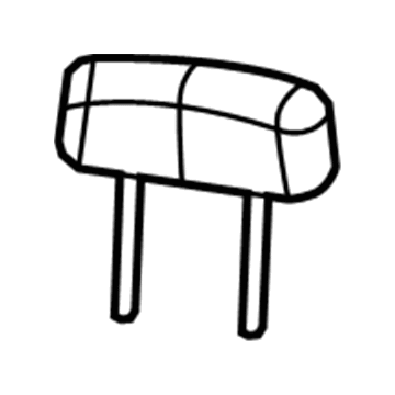 1PA19XDVAB Mopar Rear Headrest Illustration 1 of 1