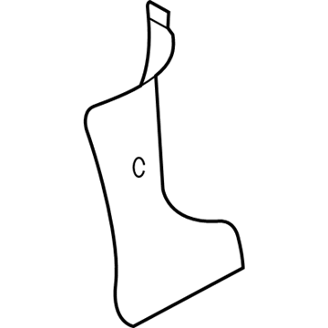 RC47XDVAE Mopar Cowl Side Trim Panel Illustration 1 of 1