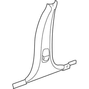 RC20TL2AG Mopar B Pillar Panel Illustration 1 of 1