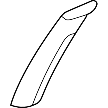 RC16XT5AG Mopar B Pillar Trim Panel Cover Illustration 1 of 1