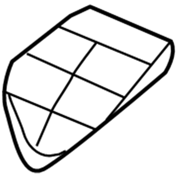 68185319AB Mopar Hood Bezel Illustration 1 of 1