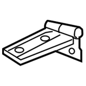 2017 Jeep Wrangler Hood Hinge - 55395396AG