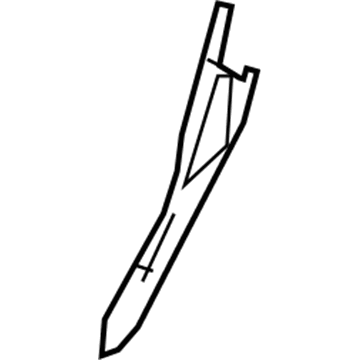 Mopar 1FK18BD5AD Fold Flat Shield 1FK18BD5AD Mopar Fold Flat Shield Illustration 1 of 1