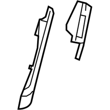 1PF701J3AA Mopar Seat Cushion Shield Illustration 1 of 1