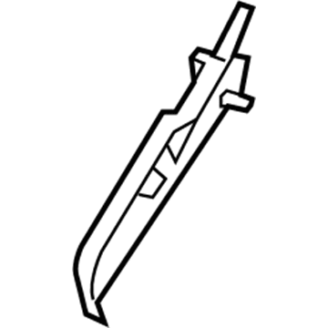 1FK141D5AC Mopar Fold Flat Shield Illustration 1 of 1