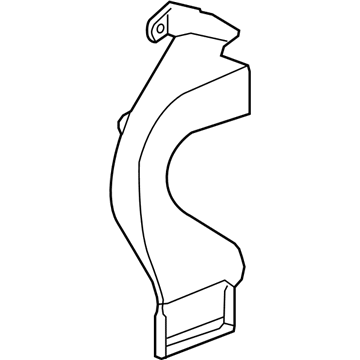 Mopar 5189089AA Floor Duct 5189089AA Mopar Floor Duct Illustration 1 of 1
