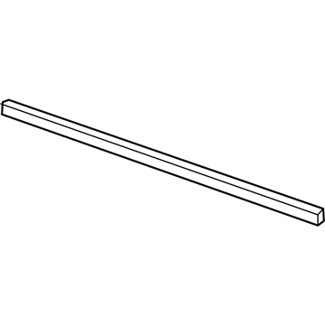 ZW481XRAA Mopar Front Door Molding Illustration 1 of 1