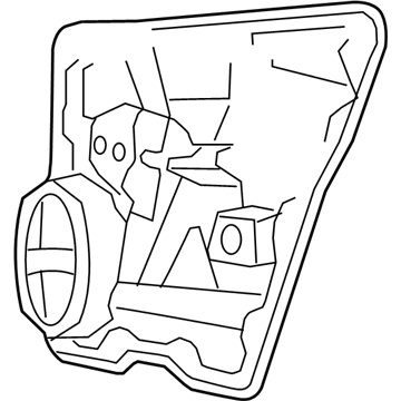 68043732AA Mopar Carrier Plate Panel Illustration 1 of 1