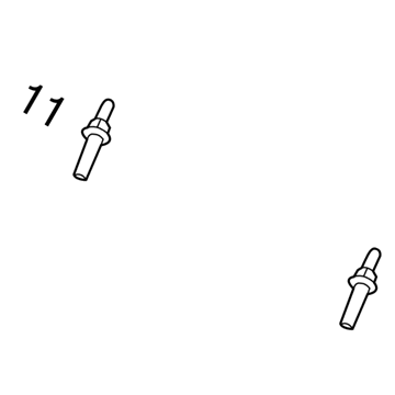 6508200AA Mopar Double Ended Stud Illustration 1 of 1