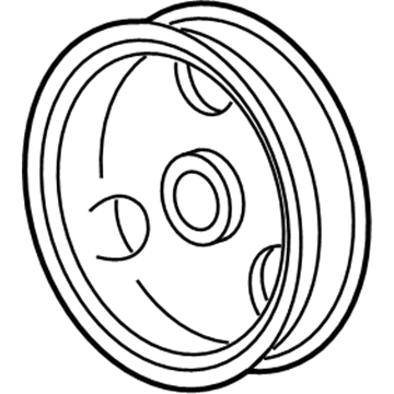 53013677AB Mopar Power Steering Pump Pulley Illustration 1 of 1
