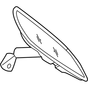 2007 Chrysler Pacifica Car Mirror - 5064018AD