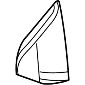 5LE57DX9AA Mopar Mirror Flag Cover Illustration 1 of 1