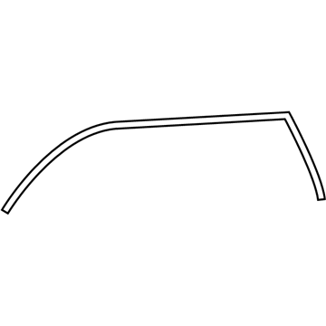 4724785AC Mopar WEATHERSTRIP-Door Upper Secondary Illustration 1 of 1