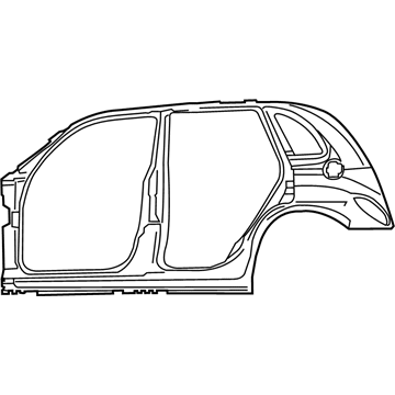 4724611AA Mopar Body Side Aperture Panel Illustration 1 of 1