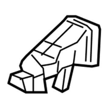 68083485AB Mopar Floor Duct Illustration 1 of 1