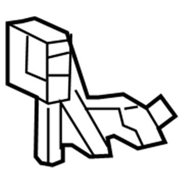 68083484AB Mopar Floor Duct Illustration 1 of 1