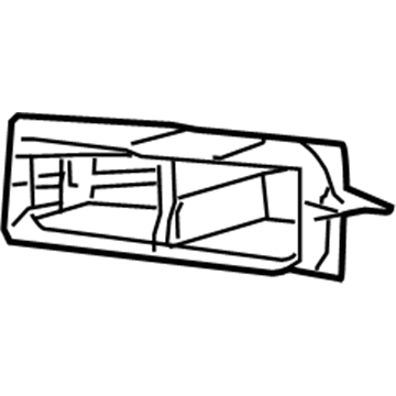 5058141AA Mopar Air Outlet Distribution Duct Illustration 1 of 1