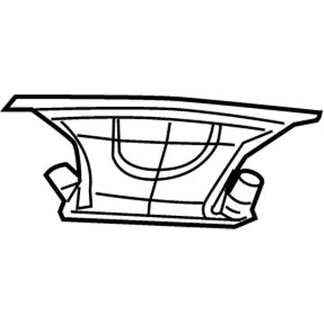 Mopar 5058140AA Defroster Duct 5058140AA Mopar Defroster Duct Illustration 1 of 1