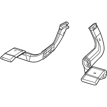 5058891AA Mopar Duct-Air To Rear Seat Illustration 1 of 1