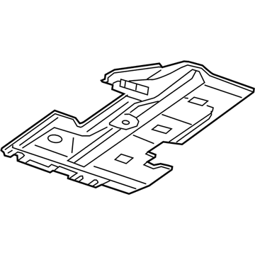 57010353AH Mopar Torque Box Shield Illustration 1 of 1