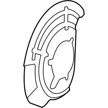 Mopar Brake Dust Shield - 68043287AB