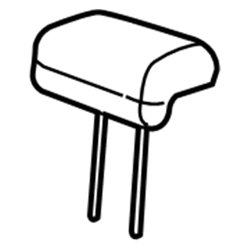 1WD46HL1AA Mopar Second Row Headrest Illustration 1 of 1