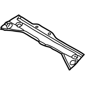 52058136AB Mopar CROSSMEMBER-Intermediate Rear Illustration 1 of 1