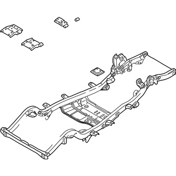 52058813AD Mopar Chassis Frame Illustration 1 of 1