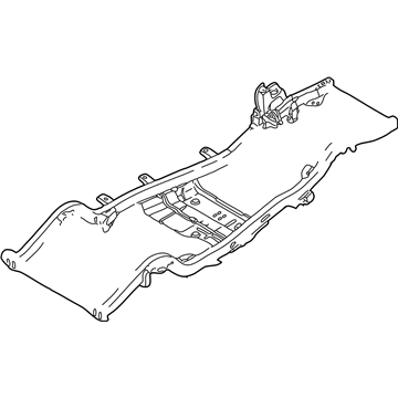 Jeep Wrangler Rear Crossmember - 52058121AB