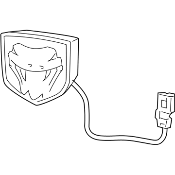 5030107AB Mopar High Mounted Stop Lamp Illustration 1 of 1