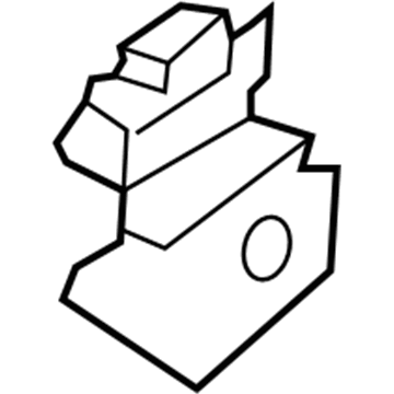 5065533AC Mopar Headlamp Mounting Bracket Illustration 1 of 1