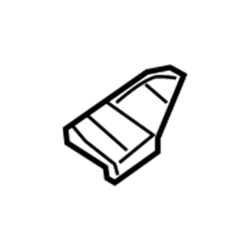 5103495AC Mopar Bracket-Fender Side Shield Illustration 1 of 1