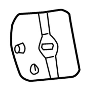 4719648AA Mopar Bracket-Body Side Aperture To FENDE Illustration 1 of 1