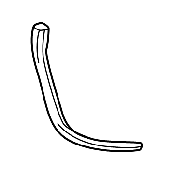 Mopar 7JD76TZZAA MOLDING-GRILLE 7JD76TZZAA Mopar MOLDING-GRILLE Illustration 1 of 1