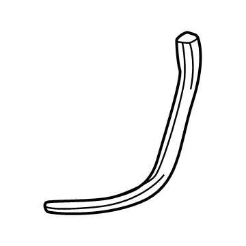 7JD75TZZAA Mopar MOLDING-GRILLE Illustration 1 of 1