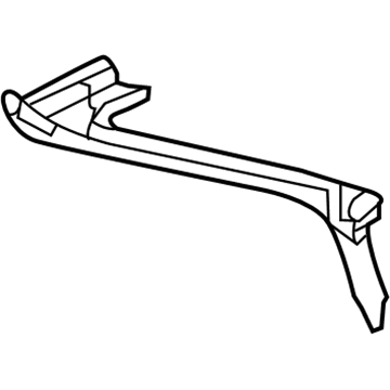 68080746AC Mopar Deck Opening Trough Illustration 1 of 1