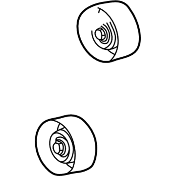 Mopar A/C Idler Pulley - 53034002AA