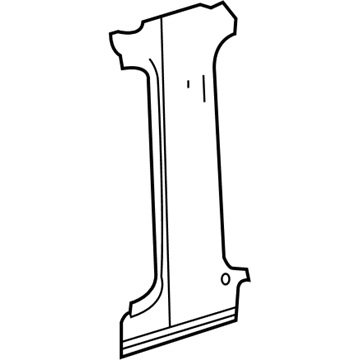 1HC89NCVAA Mopar C Pillar Panel Illustration 1 of 1