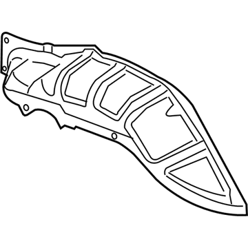 55394458AF Mopar Rear Inner Wheel/House Illustration 1 of 1