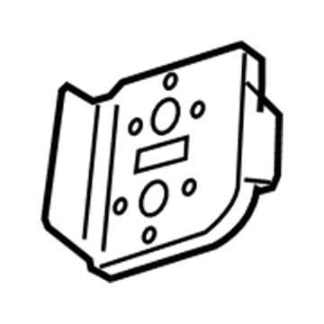 55394200AB Mopar REINFMNT-Door STRIKER Illustration 1 of 1