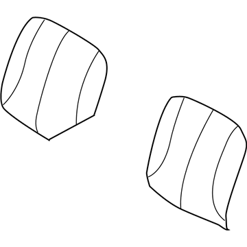 1FF691J3AA Mopar Front Seat Back Driver Cover Illustration 1 of 1